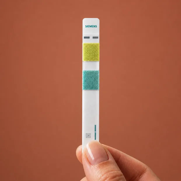 The lab’s professional test strip